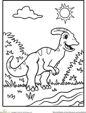 Dinosaurs Coloring Pages Printables Page 2 Education.com
