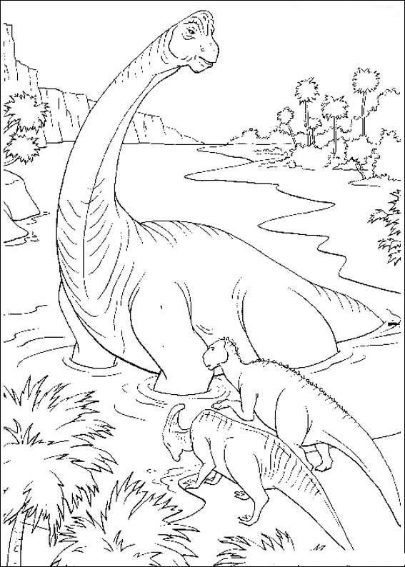 Dinosaurs coloring pages 34