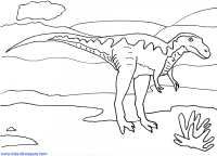 Meat Eating Dinosaurs Coloring Sheets