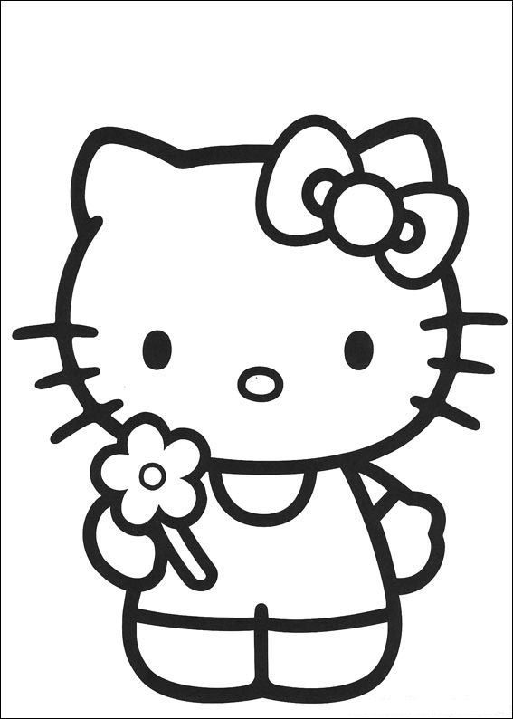 coloring page Hello Kitty