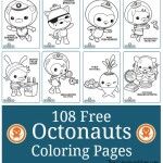 108 Free Octonauts Printable Coloring Pages