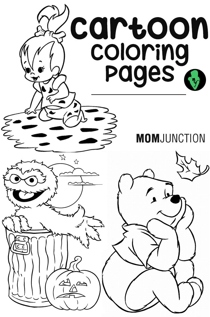 15 Random Cartoon Coloring Pages Your Child Will Love To Color