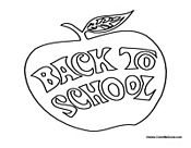 Back to School Coloring Pages Back to School Coloring