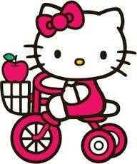 Bike ride with Hello Kitty