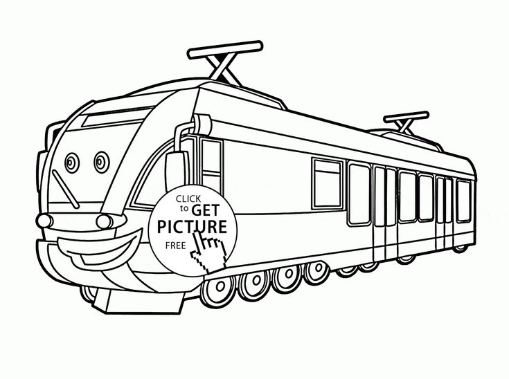 Cartoon Train coloring page for kids transportation coloring pages printables f