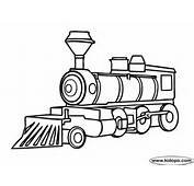 Coal Run Train Coloring Page