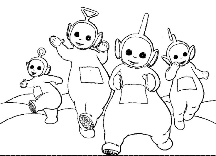 Coloring Teletubbies Cartoon Coloring Page For Sharks Coloring Page Photos