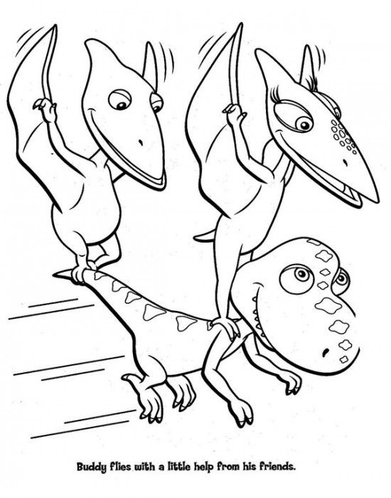 Dinosaur Train Coloring Pages for Kids Picture 8 550x700 Picture