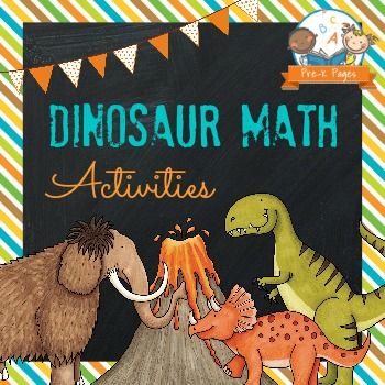 Dinosaur theme unit for pre k preschool and kindergarten. Lesson ideas activi