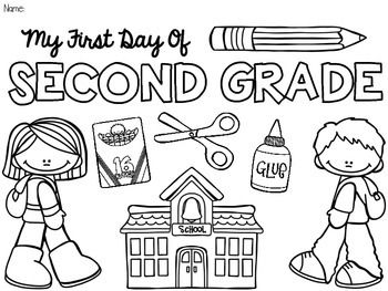 FREE Back to School Coloring Pages Pre K 5 Beginning of the Year