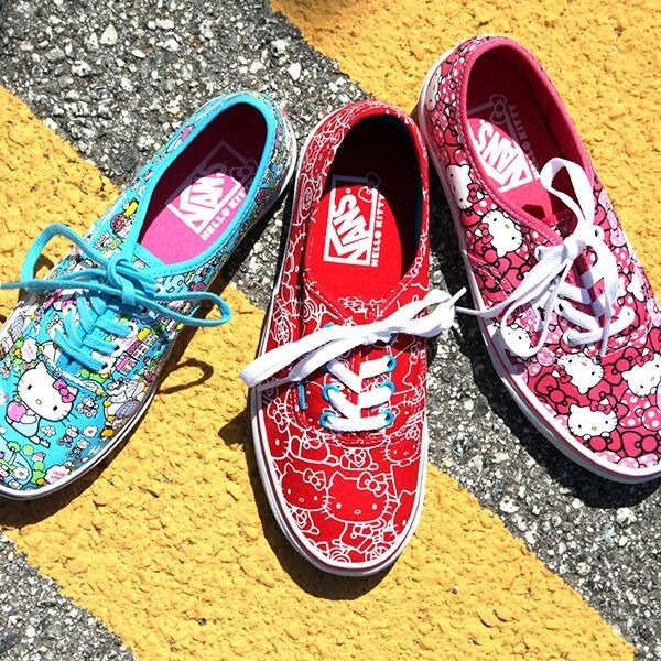 Hello Kitty Vans These fun colored Vans are awesome for any Hello Kitty Fan V