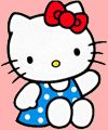 Hello Kitty coloring pages 43 Hello Kitty pictures to print and color