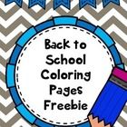 Here are some simple back to school coloring pages to get you through those firs