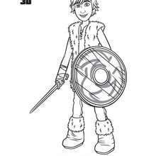 Hiccup coloring page Coloring page MOVIE coloring pages HOW TO TRAIN YOUR
