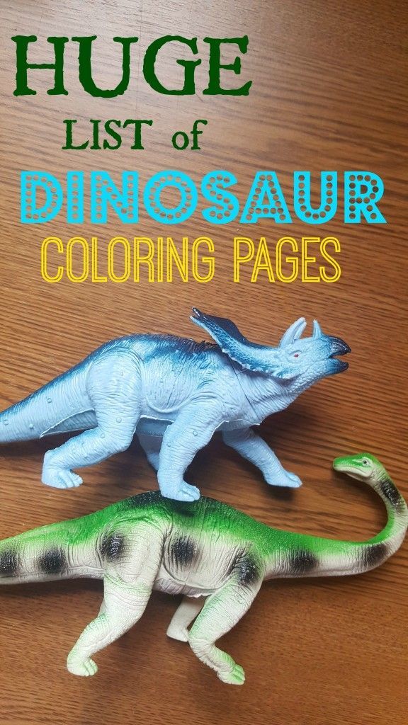 Huge list of free dinosaur coloring pages and printable dinosaur activities. Din