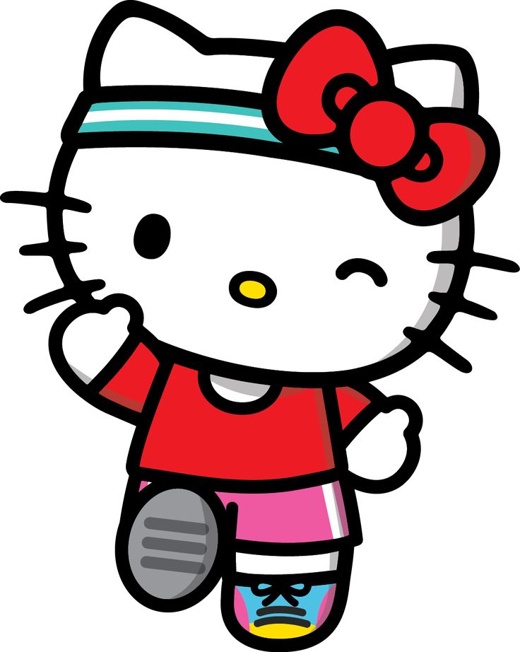 Image result for hello kitty running