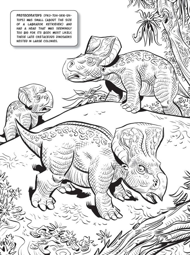 Jim Lawson39s Dinosaurs Coloring Book Welcome to Dover Publications