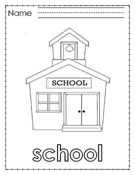 Learning Language coloring pages Back to School Newcomers