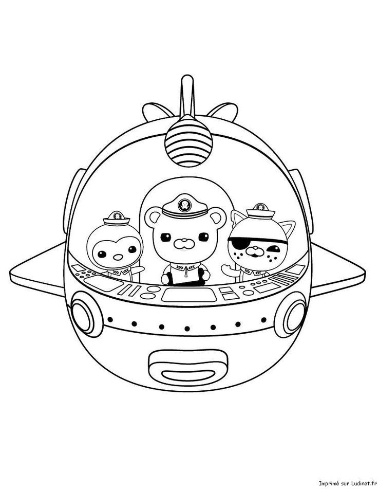 Les Octonauts dans la capsule