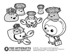 Octonauts printable coloring pages that can the kids can color