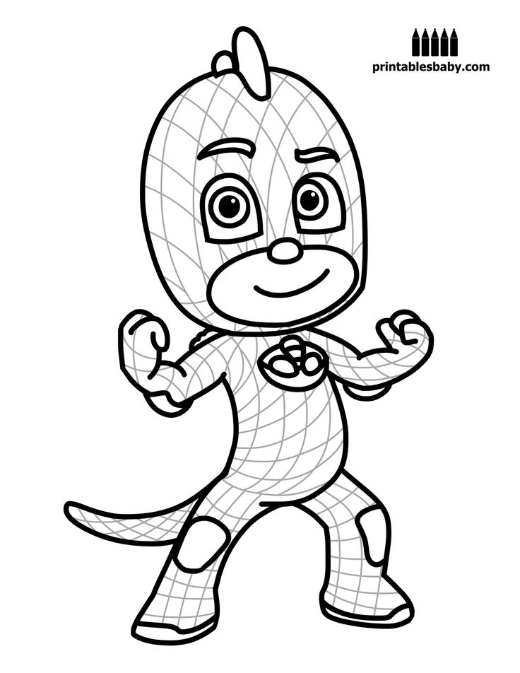 PJ Masks Printables Baby Free Cartoon Coloring Pages