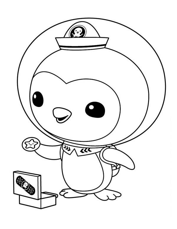 Peso Penguin Opening his Medical Kit in The Octonauts Coloring Page.jpg 600×77