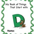 Preschoolers will be really proud to READ this Alphabet Letter Book Letter Book