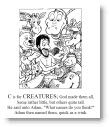 Printable coloring pages dinosaurs animals Bible scenes
