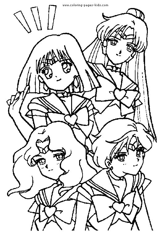 Sailor Moon color page cartoon characters coloring pages color plate coloring