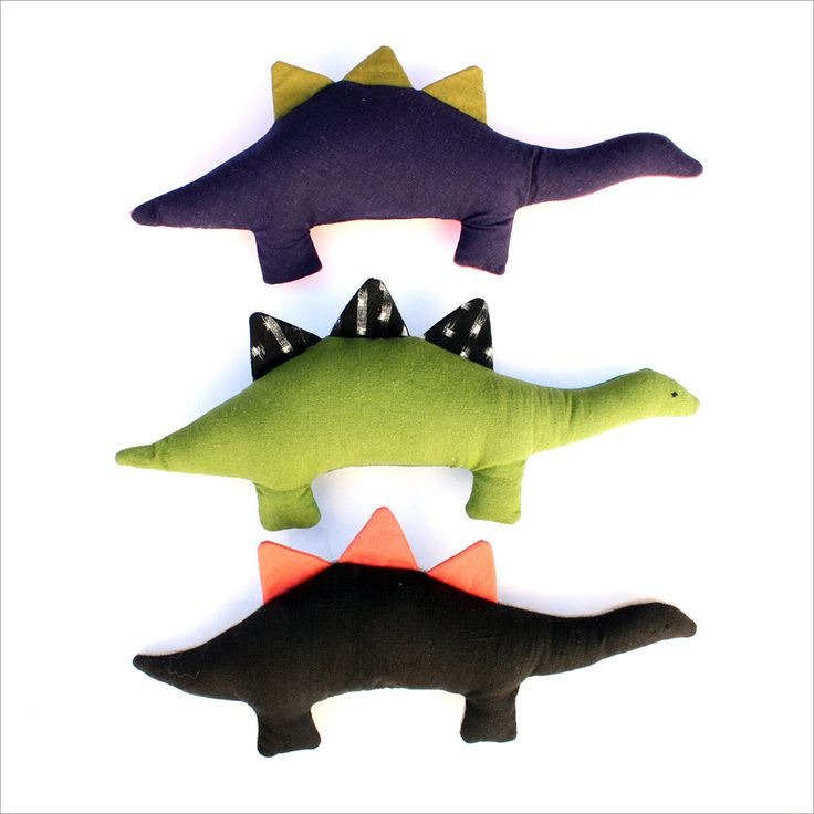 Scoop up a couple of these linen dinosaurs as a cute gift for a dino lovin39