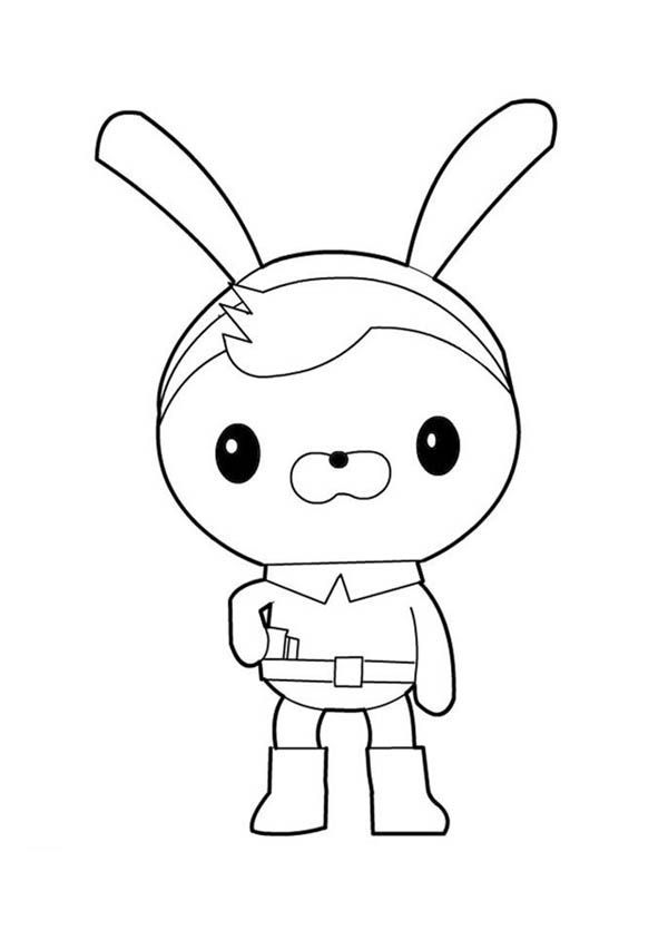 The Octonauts Awesome Tweak Bunny from The Octonauts Coloring Page