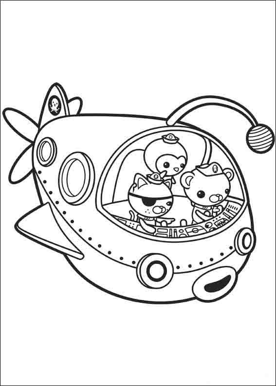 The Octonauts Coloring Pages 3 cartoon coloring pages