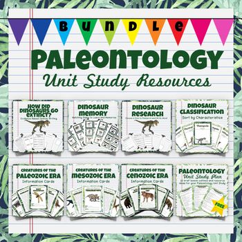This bundle provides valuable resources to use to supplement your Paleontology o