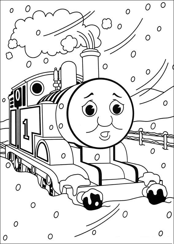 Thomas The Train Coloring Pages Your Toddler Will Love