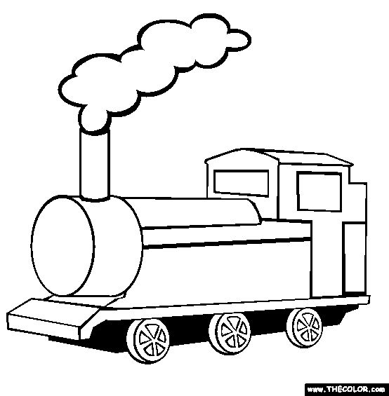 Train Coloring Page Free Train Online Coloring