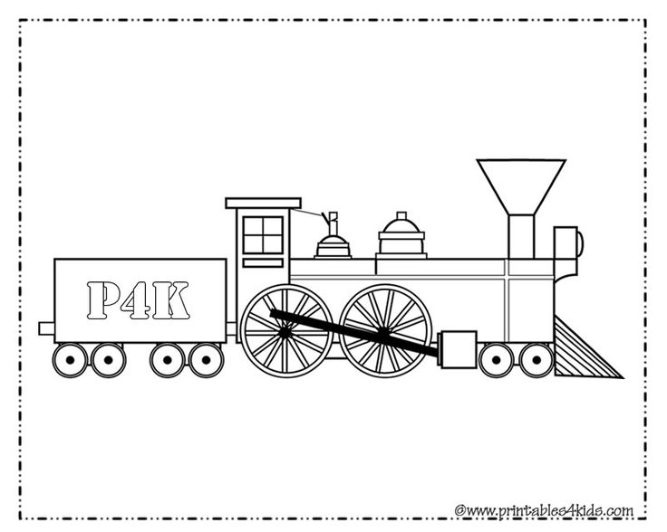 Train Coloring Page for boys Printables for Kids – free word search puzzles
