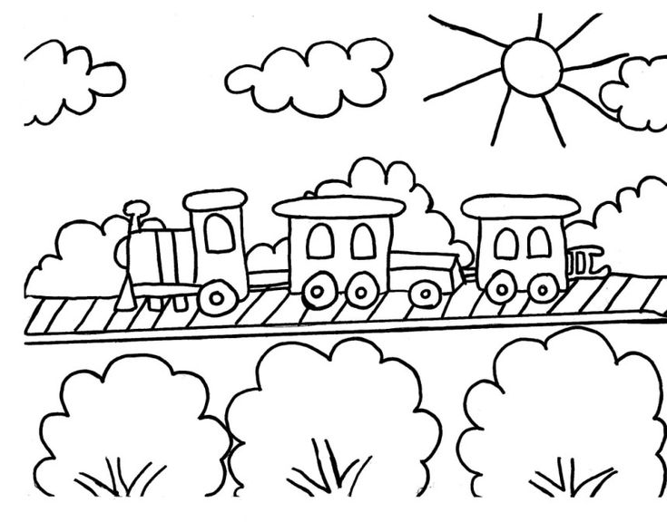 Train Coloring Pages 180 Free Printable Coloring Pages
