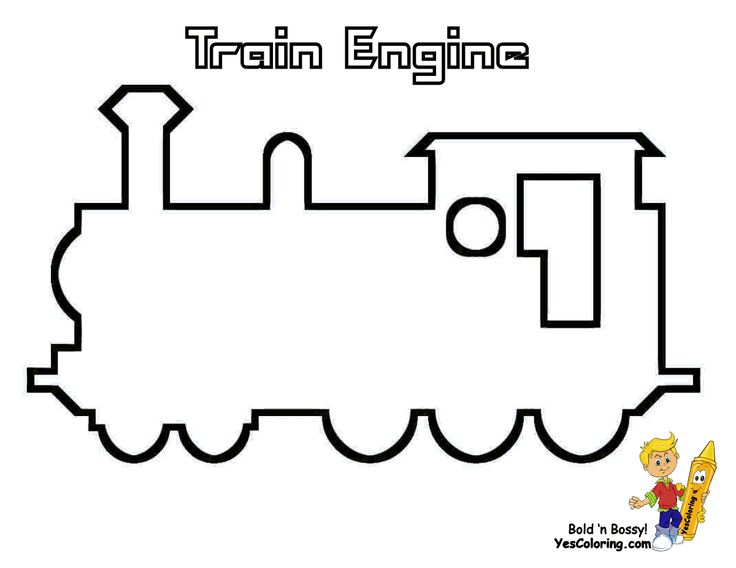 Train Engine Picture To Print Out