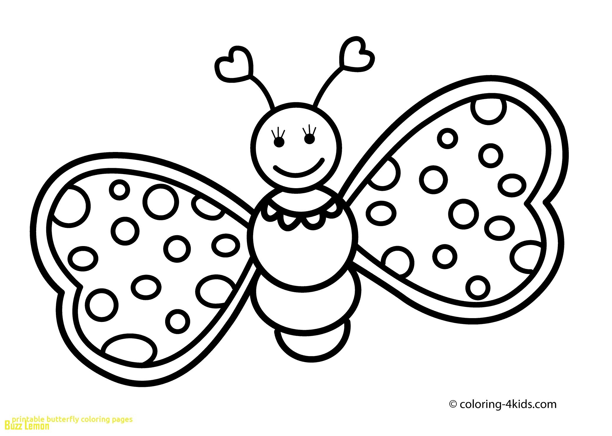 Inspirational cute butterfly coloring pages 4