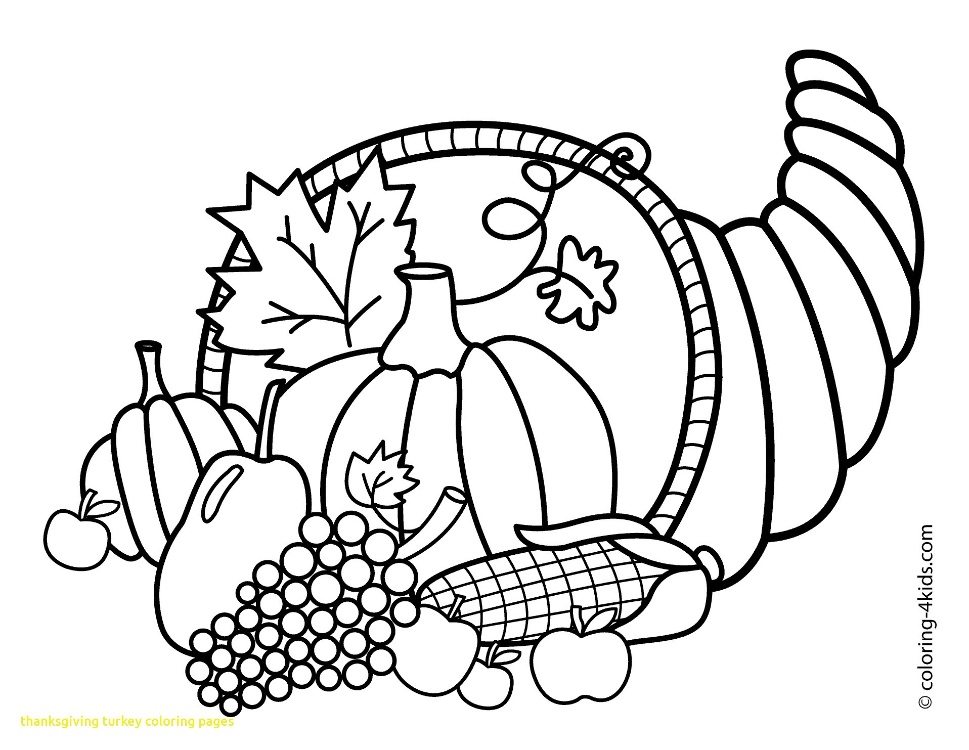 Magic Thanksgiving Coloring Pages That You Can Print Animals Best Turkey Page Color