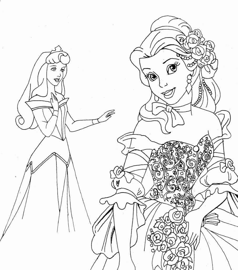 Free Disney Princess Coloring Pages Inspirational Free Coloring Pages Princesses Best Free Printable Belle