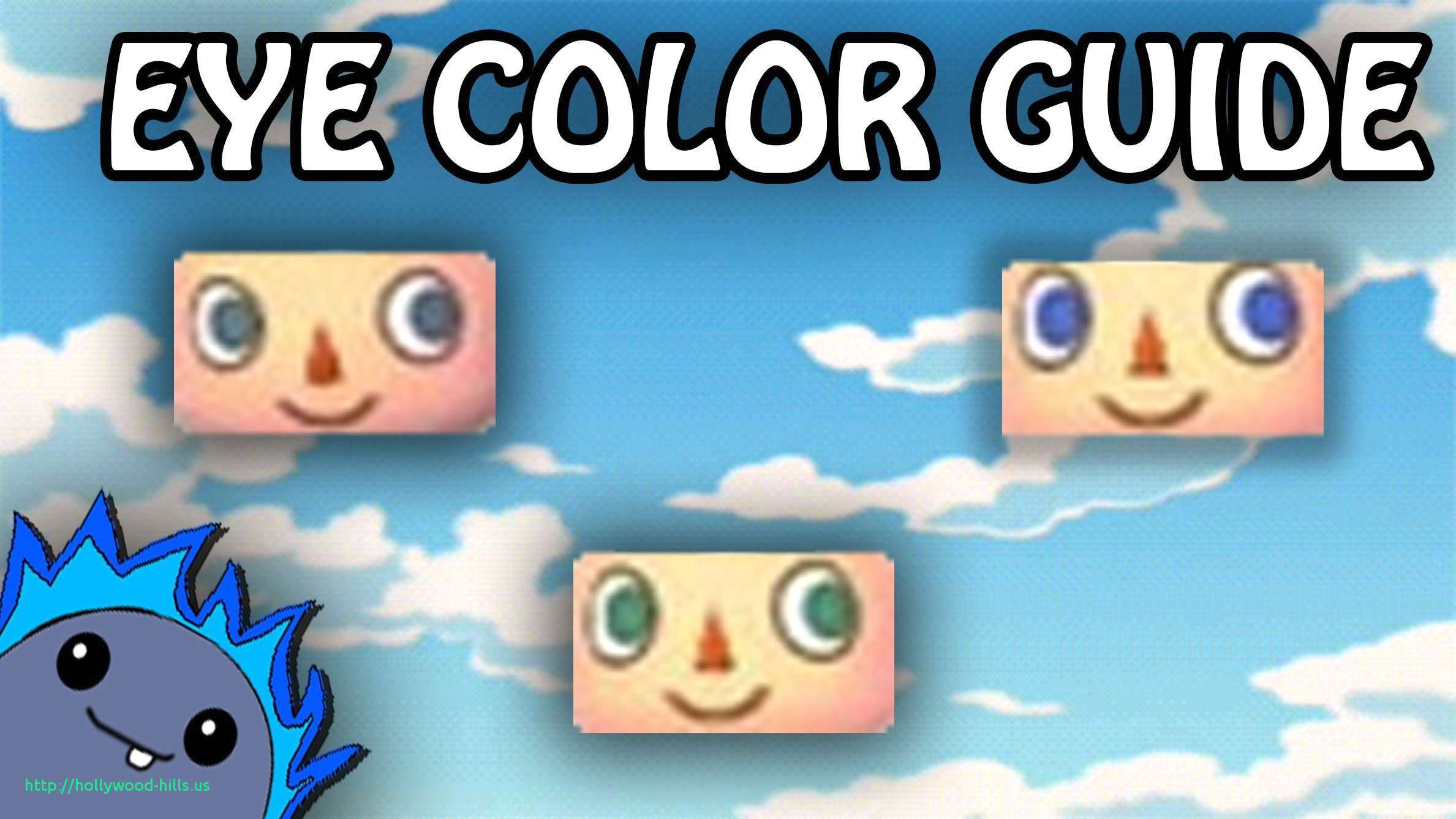 Acnl Boy Hairstyles Fresh Animal Crossing New Leaf Hair Guide Colors Beautiful Eye Color Guide