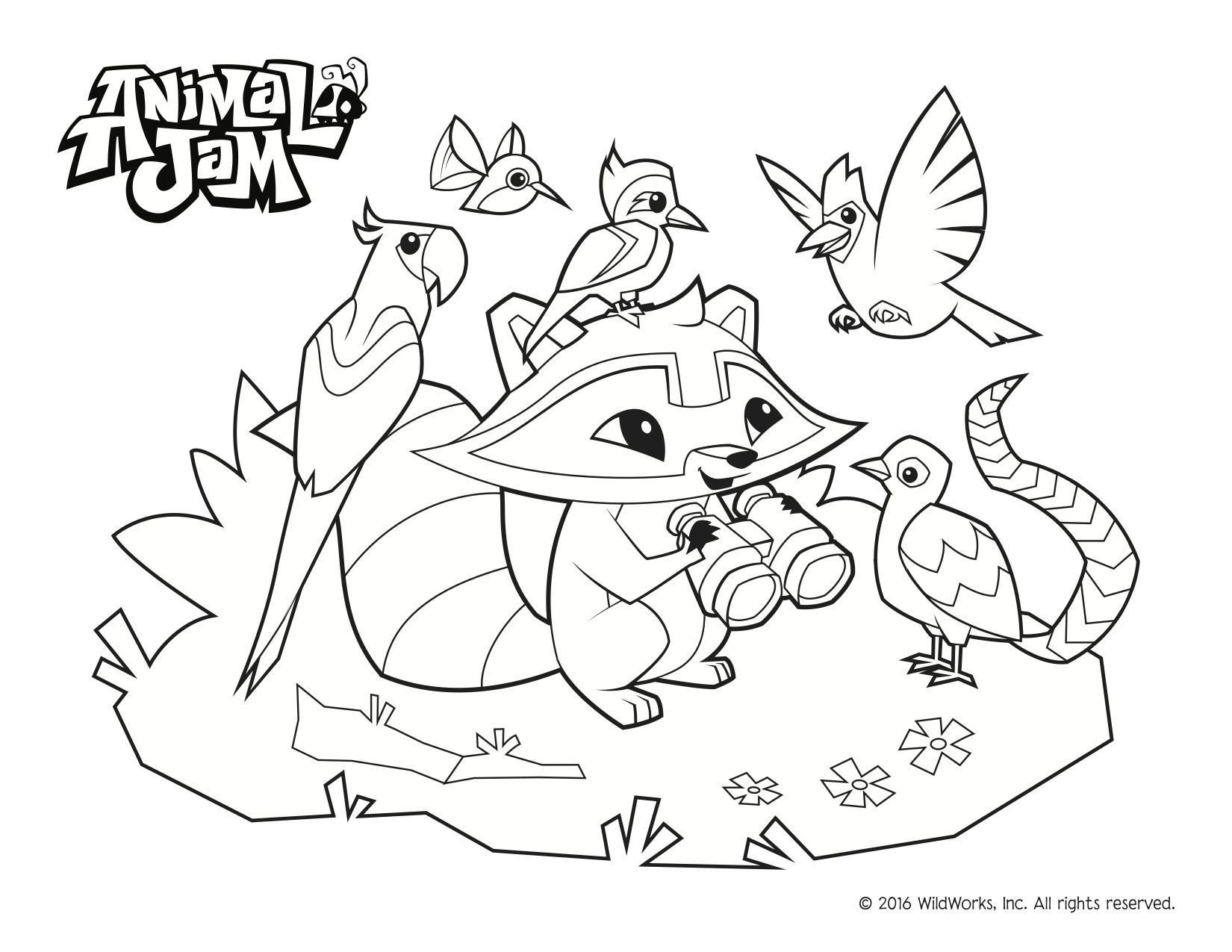 Animal Jam Coloring Sheets BubaKids Com