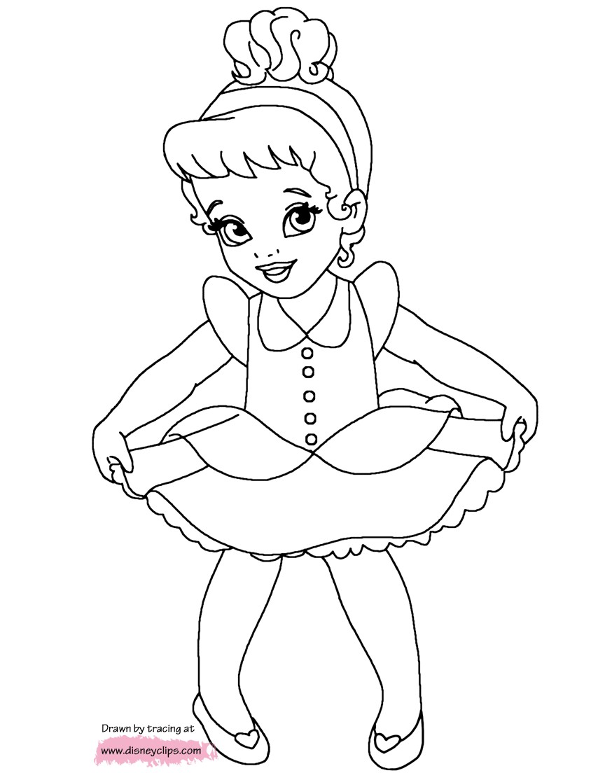 Baby Disney Princess Coloring Pages 96 with Baby Disney Princess Coloring Pages