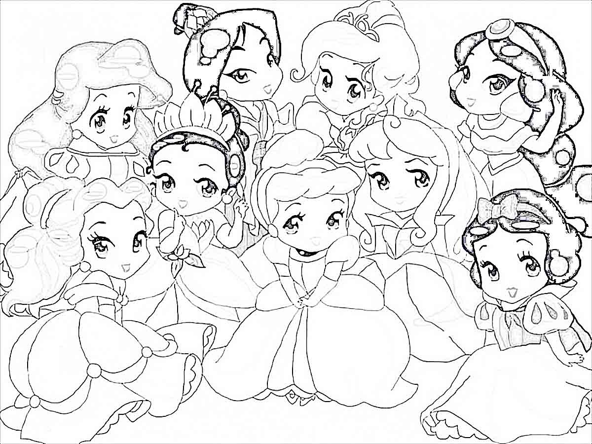 simple free princess coloring pages printable disney for kids new