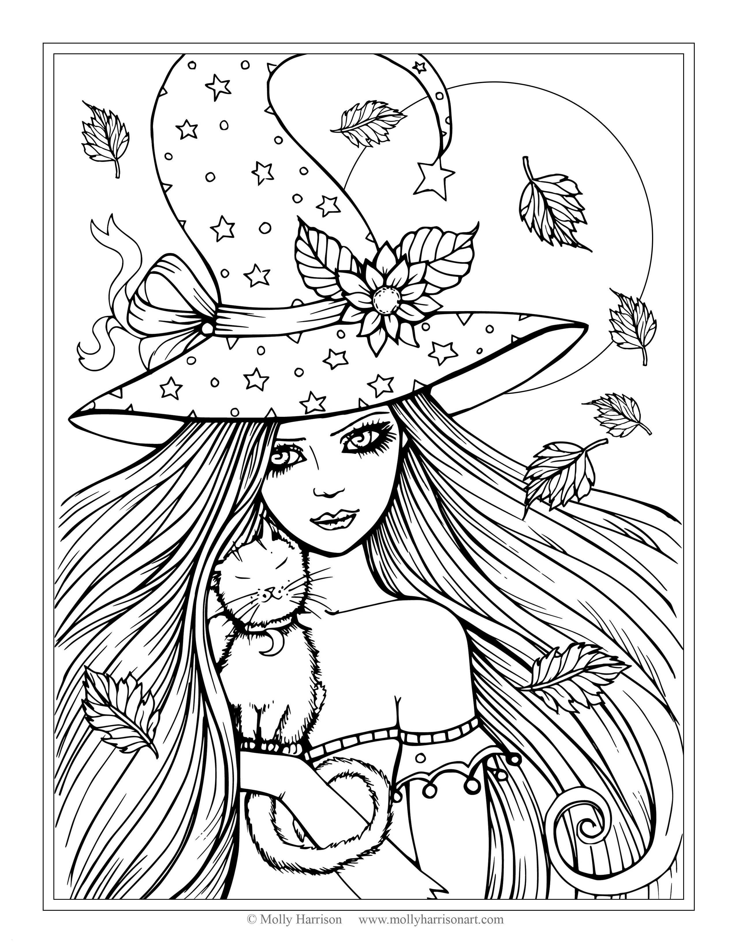 Coloring Cat Fresh Cool Coloring Page Unique Witch Coloring Pages New Crayola Pages 0d