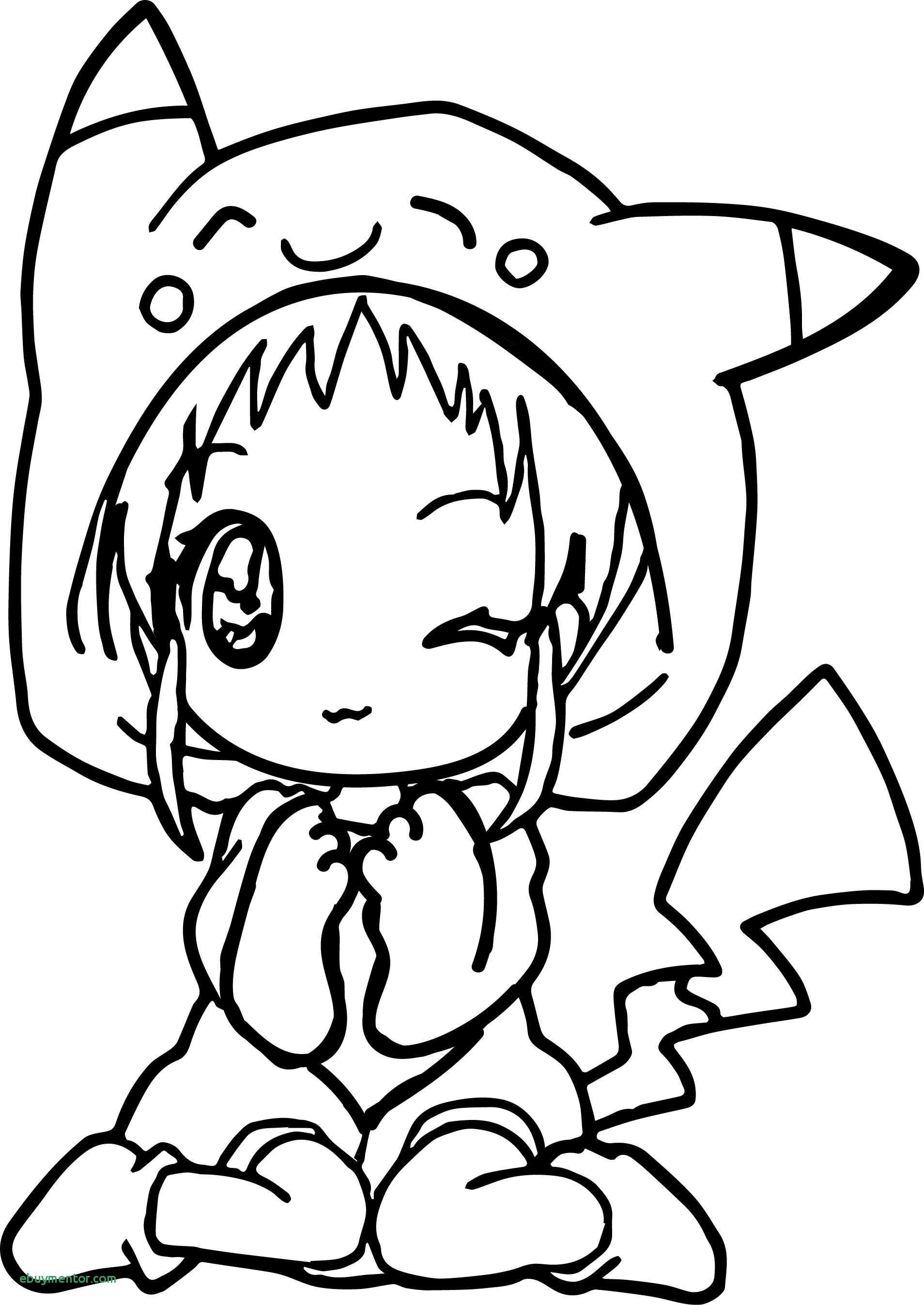 Cute Anime Chibi Girl Coloring Pages Luxury Dress Coloring Page For Girls Awesome Anime Girl Pikachu Pages