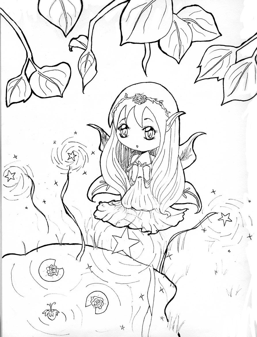 Anime Chibi Boy Coloring Pages