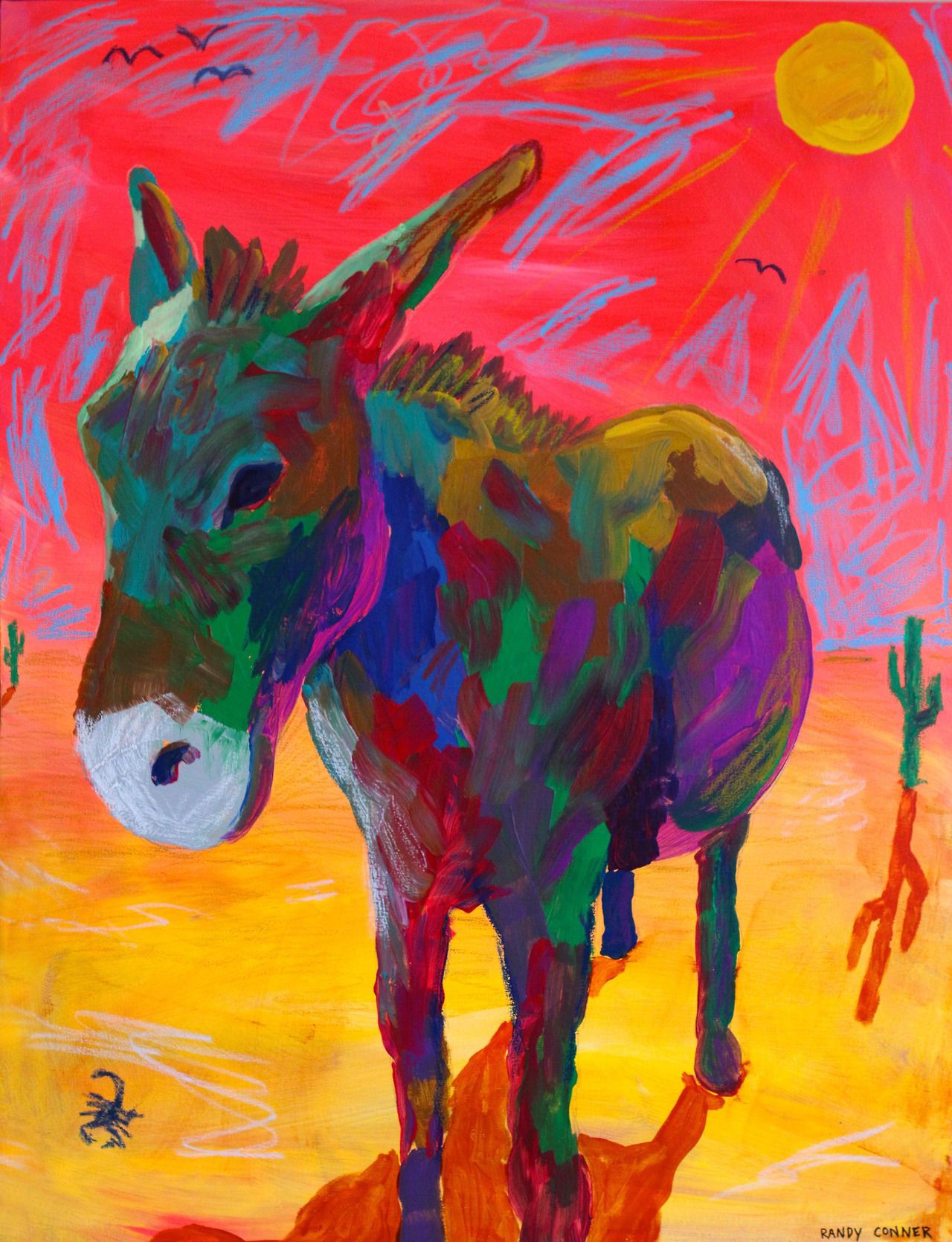 Colorful Animal Paintings