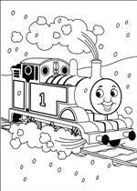 coloring page Thomas the Train